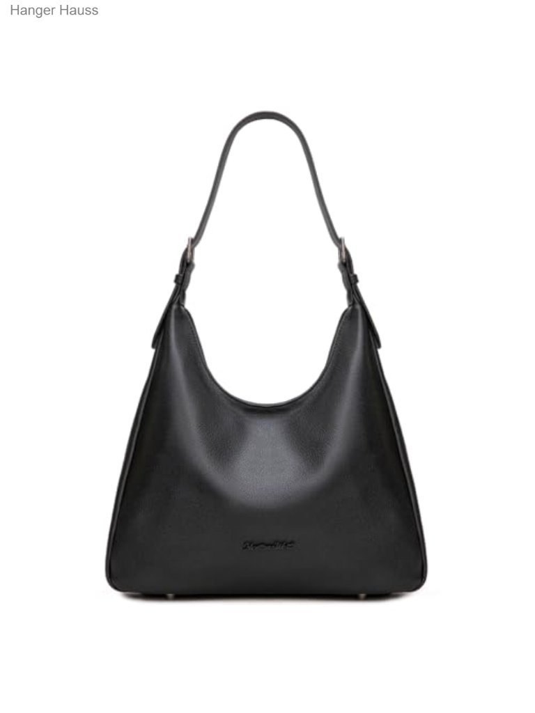 Slouchy Hobo Bag For Women With Multi-Pocket Shoulder Handbag Pu Leather